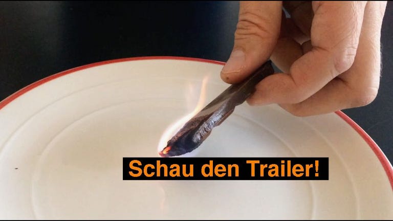 Experiment: Brennende Schokolade